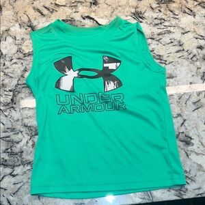 Under Armour Kids Teal Tank Top